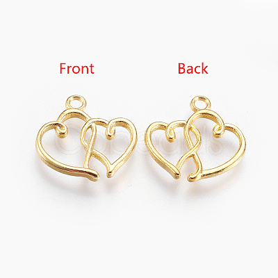 Tibetan Style Alloy Pendants TIBEP-21057-G-RS-1