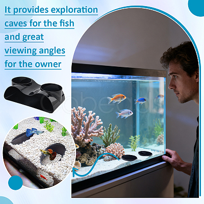 Plastic Aquarium Tunnel Underground KY-WH0046-218-1
