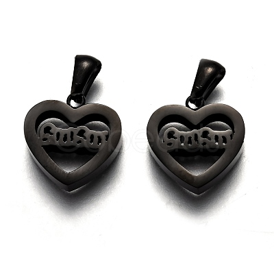 Mother's Day 304 Stainless Steel Pendants STAS-F253-01EB-1