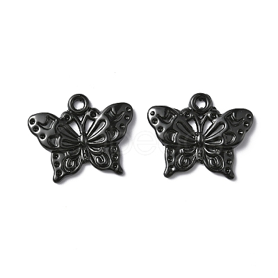 Baking Paint Alloy Pendants FIND-TAC0011-82J-1