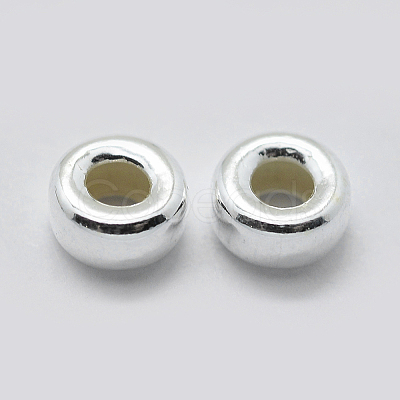 925 Sterling Silver Spacer Beads STER-K171-39S-04-1