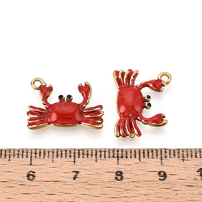 Ion Plating(IP) 304 Stainless Steel Enamel Pendants STAS-N114-12G-1
