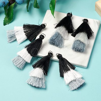 Polyester Tassel Big Pendant Decorations FIND-FS0001-03-1