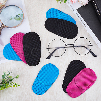 18Pcs 3 Colors Glasses Eye Patch AJEW-CN0001-80B-1