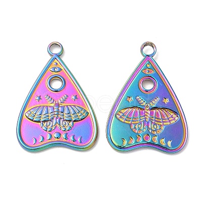 304 Stainless Steel Pendants STAS-Z041-42RC-1