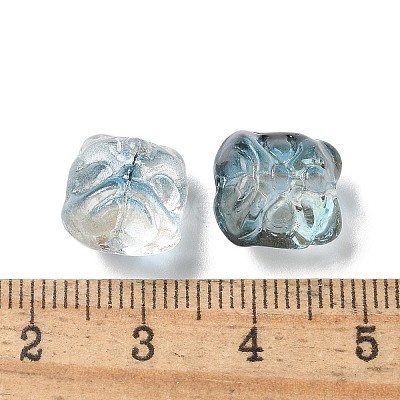 Baking Paint Transparent Glass Beads GLAA-C035-01A-1
