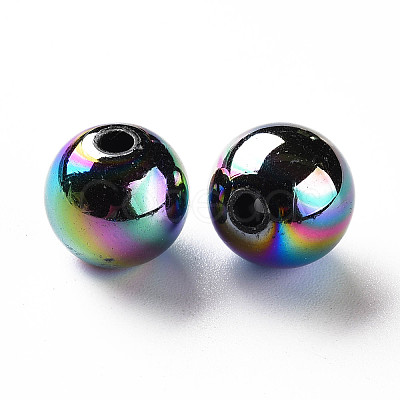 Opaque Acrylic Beads X-MACR-S370-D12mm-S002-1
