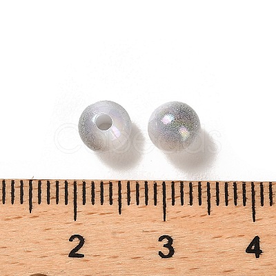 Opaque Acrylic Beads OACR-Z016-01B-07-1