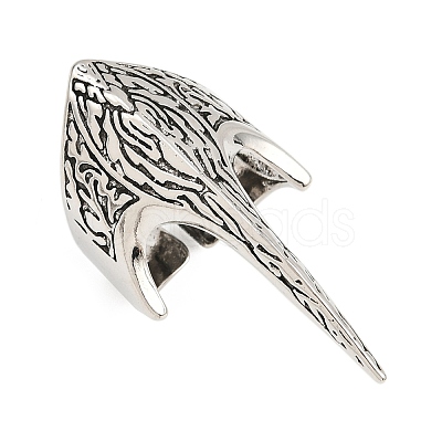 Alloy Cuff Rings RJEW-D328-01B-AS-1