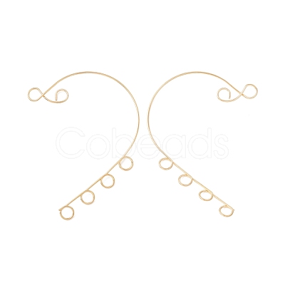 316 Stainless Steel Ear Cuff Findings Ion Plating(IP) STAS-H148-04G-1