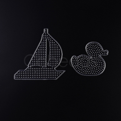 ABC Plastic Pegboards used for 5x5mm DIY Fuse Beads DIY-X0293-99-1