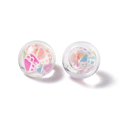 Transparent Acrylic Cabochons OACR-C009-24-1