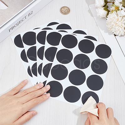 PVC Chalkboard Labels Blank Stickers STIC-WH0004-42E-1