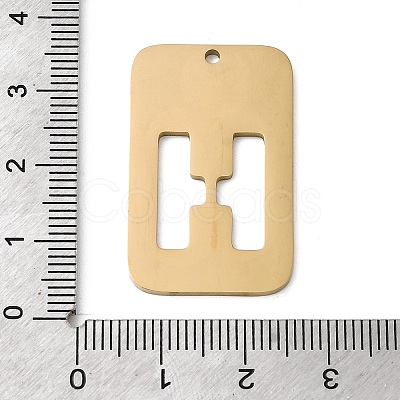 304 Stainless Steel Pendants STAS-D200-01H-G-1