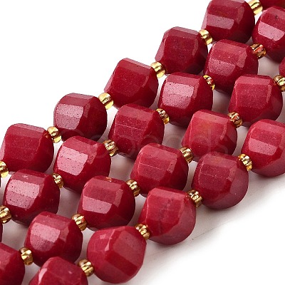 Natural Quartz Dyed Beads Strands G-U023-A02-07-1