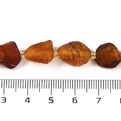 Raw Rough Natural Amber Beads Strands G-B125-C01-01-1