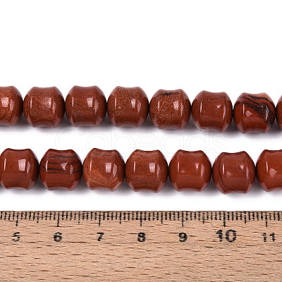 Natural Red Jasper Beads Strands G-N353-06A-04-1