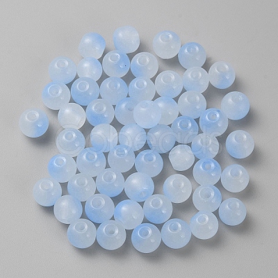 Two Tone Glass Beads GLAA-CJC0001-19G-1