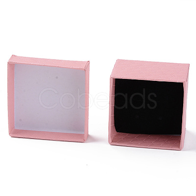 Square Cardboard Ring Boxes LS-CBOX-S020-02-1