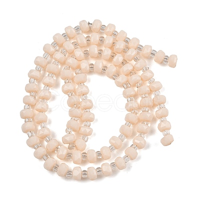 Opaque Glass Beads Strands GLAA-P076-01C-06-1