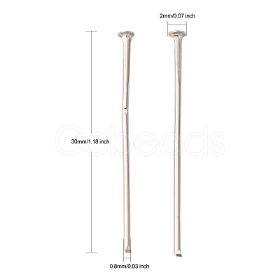 Iron Flat Head Pins HP3.0cm-1