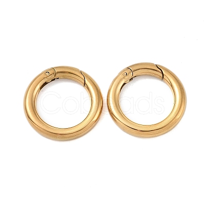 Ion Plating(IP) 316 Stainless Steel Spring Gate Rings STAS-M296-01G-D-1
