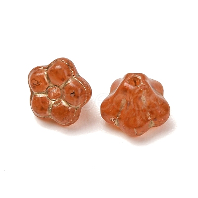 Handmade Lampwork Bead Caps LA-CBAA1BE-02A-1