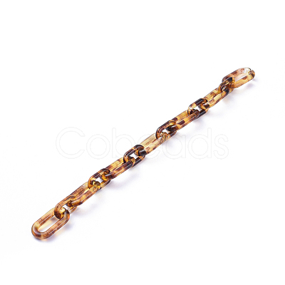 Handmade Acrylic Figaro Chains AJEW-JB00595-1