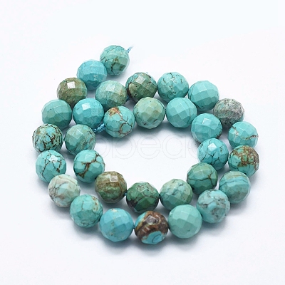 Natural Magnesite Beads Strands G-D0012-01E-1