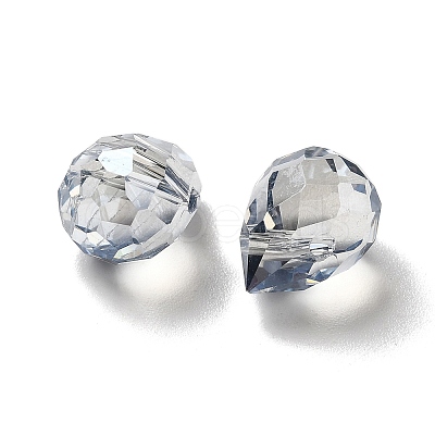 Electroplated Glass Beads GLAA-K062-01A-FR07-1