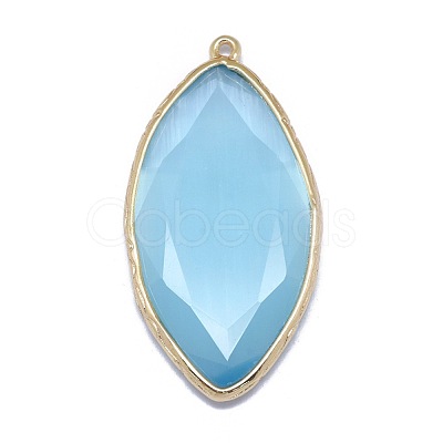 Cat Eye Pendants G-E526-19-1