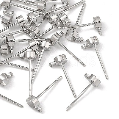 SHEGRACE Brass Stud Earring Findings XGRQ58806-769P-1