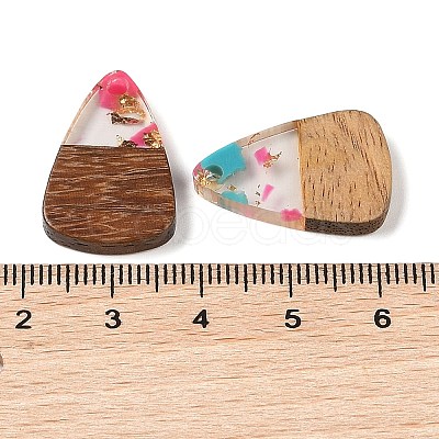 Resin & Wood Pendants WOOD-S061-02E-1