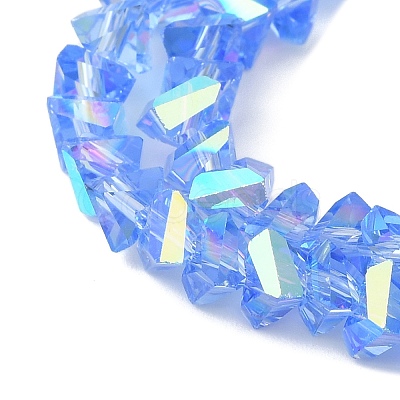 Transparent Glass Beads Strands EGLA-P061-04B-AB01-1