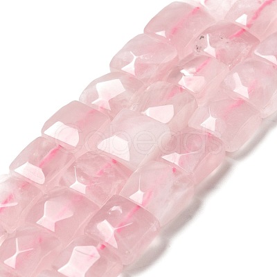 Natural Madagascar Rose Quartz Beads Strands G-G980-11-1