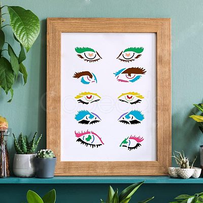 Large Plastic Reusable Drawing Painting Stencils Templates DIY-WH0202-095-1