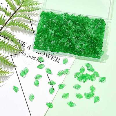 600Pcs Transparent Acrylic Charms TACR-FS0001-62-1