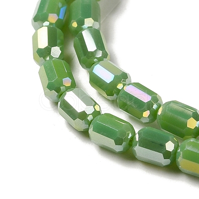 Electroplate Glass Beads Strands EGLA-D031-01-1
