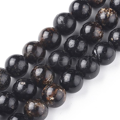 Natural Biotite Beads Strands G-L528-06A-1