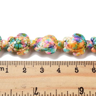 Synthetic Turquoise Dyed Beads Strands G-P507-05S-1