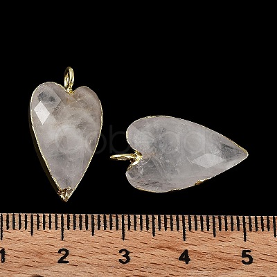 Natural Quartz Crystal Pendants G-G012-12G-06-1