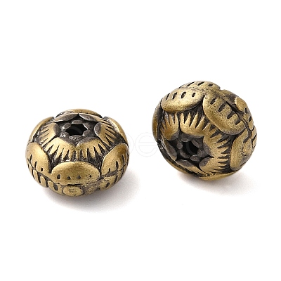 Rack Plating Brass Beads KK-P276-06BAB-1