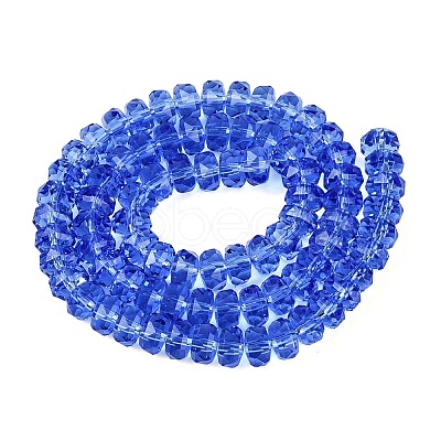 Transparent Glass Beads Strands GLAA-Q114-01A-A09-1