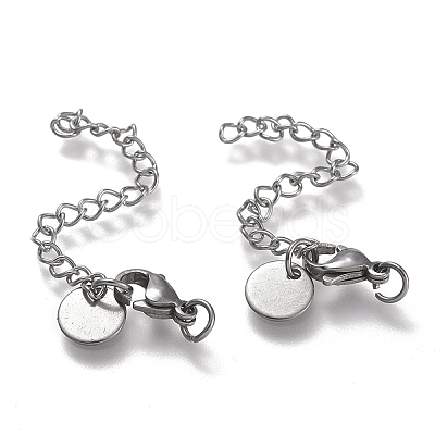 Tarnish Resistant 304 Stainless Steel Chain Extender X-STAS-K195-28P-1