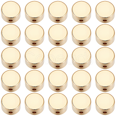 50Pcs Brass Beads KK-BBC0027-40G-1