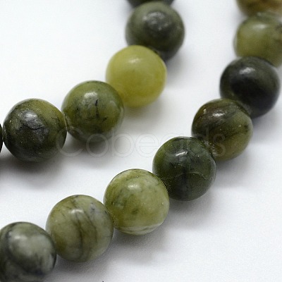Natural Chinese Southern Jade Beads Strands X-G-I199-07-8mm-1
