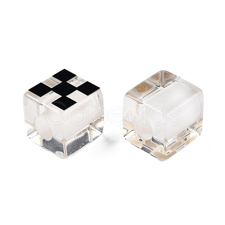 Transparent Resin European Beads RESI-N022-10A-B01-1