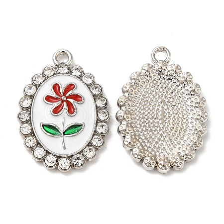 Alloy Enamel Pendants PALLOY-K011-01P-1