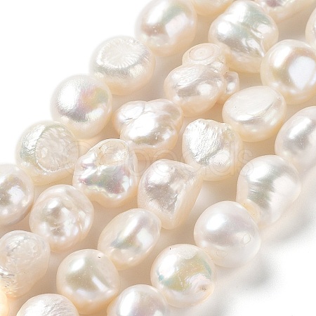 Natural Cultured Freshwater Pearl Beads Strands PEAR-Z002-11-1
