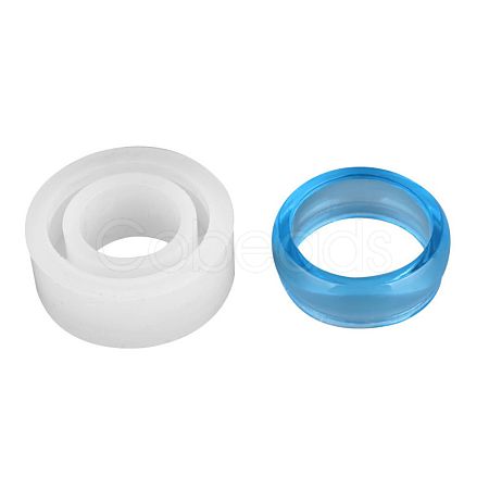 Transparent DIY Ring Silicone Molds DIY-WH0128-09B-1